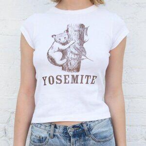 Brandy Melville / John Galt Hailie Yosemite Bear T-Shirt